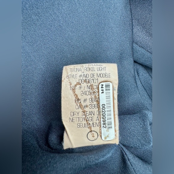 THEORY Navy Blue Collarless Blazer‎ Women’s Size 8 - Picture 2 of 7